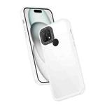 For OPPO A15 / A15s Frame Two Color Lens Ring TPU Phone Case(Transparent)