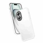 For OPPO A17 Frame Two Color Lens Ring TPU Phone Case(Transparent)
