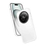 For Realme 12 Pro+ Frame Two Color Lens Ring TPU Phone Case(Transparent)