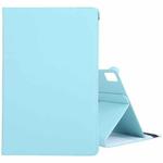 For iPad Pro 13 2024 360 Degree Rotation Litchi Texture Leather Tablet Case with Holder(Sky Blue)