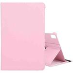 For iPad Pro 13 2024 360 Degree Rotation Litchi Texture Leather Tablet Case with Holder(Pink)