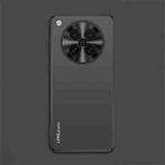 For OPPO Find X8s AG Frosted Electroplating Acrylic Phone Case(Black)
