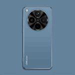 For OPPO Find X8s+ AG Frosted Electroplating Acrylic Phone Case(Navy Blue)
