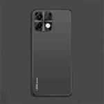 For OPPO K13 / K12s AG Frosted Electroplating Acrylic Phone Case(Black)
