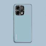 For OPPO Reno14 Global AG Frosted Electroplating Acrylic Phone Case(Sierra Blue)