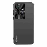For vivo iQOO 11 AG Frosted Electroplating Acrylic Phone Case(Black)