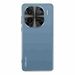 For vivo iQOO 12 AG Frosted Electroplating Acrylic Phone Case(Navy Blue)