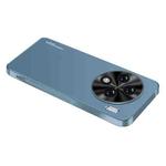 For vivo X100s AG Frosted Electroplating Acrylic Phone Case(Navy Blue)