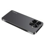 For vivo iQOO Z9 Turbo AG Frosted Electroplating Acrylic Phone Case(Black)