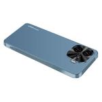 For vivo iQOO Z9 AG Frosted Electroplating Acrylic Phone Case(Navy Blue)