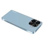 For vivo iQOO Z9 AG Frosted Electroplating Acrylic Phone Case(Sierra Blue)
