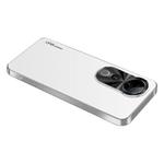 For vivo S19 Pro AG Frosted Electroplating Acrylic Phone Case(Silver White)