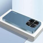 For vivo iQOO 13 AG Frosted Electroplating Acrylic Phone Case(Navy Blue)