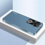 For vivo S20 AG Frosted Electroplating Acrylic Phone Case(Navy Blue)