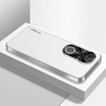 For vivo S20 AG Frosted Electroplating Acrylic Phone Case(Silver White)