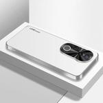 For vivo S20 Pro AG Frosted Electroplating Acrylic Phone Case(Silver White)