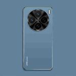 For vivo X200s AG Frosted Electroplating Acrylic Phone Case(Navy Blue)