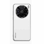 For vivo X200s AG Frosted Electroplating Acrylic Phone Case(Silver White)