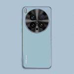 For vivo X200 Ultra AG Frosted Electroplating Acrylic Phone Case(Sierra Blue)