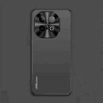 For vivo Y300 GT AG Frosted Electroplating Acrylic Phone Case(Black)