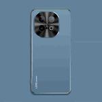 For vivo iQOO Z10 Turbo AG Frosted Electroplating Acrylic Phone Case(Navy Blue)