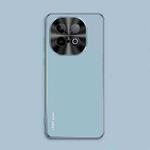 For vivo iQOO Z10 Turbo Pro AG Frosted Electroplating Acrylic Phone Case(Sierra Blue)