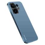 For vivo S30 AG Frosted Electroplating Acrylic Phone Case(Navy Blue)
