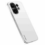 For vivo S30 Pro mini AG Frosted Electroplating Acrylic Phone Case(Silver White)