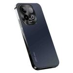 For vivo iQOO Neo 10 AG Frosted Electroplating Acrylic Phone Case(Black)
