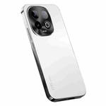 For vivo iQOO Neo 10 AG Frosted Electroplating Acrylic Phone Case(Silver White)