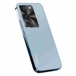 For vivo V29 Pro AG Frosted Electroplating Acrylic Phone Case(Sierra Blue)