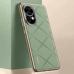 For Huawei nova 13 Plain Leather PC Phone Case(Green)