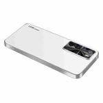 For Huawei nova 7 Pro 5G AG Frosted Electroplating Acrylic Phone Case(Silver White)