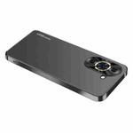 For Huawei nova 10 Pro AG Frosted Electroplating Acrylic Phone Case(Black)