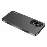 For Huawei nova 11 AG Frosted Electroplating Acrylic Phone Case(Black)