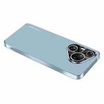 For Huawei Pura 70 AG Frosted Electroplating Acrylic Phone Case(Sierra Blue)