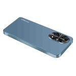 For Huawei P50 AG Frosted Electroplating Acrylic Phone Case(Navy Blue)
