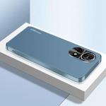 For Huawei nova 13 AG Frosted Electroplating Acrylic Phone Case(Navy Blue)