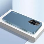 For Huawei nova 13 Pro AG Frosted Electroplating Acrylic Phone Case(Navy Blue)