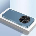 For Huawei Mate 70 AG Frosted Electroplating Acrylic Phone Case(Navy Blue)