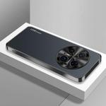 For Huawei Mate 70 Pro AG Frosted Electroplating Acrylic Phone Case(Black)