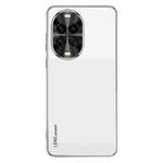 For Huawei nova 14 Pro AG Frosted Electroplating Acrylic Phone Case(Silver White)