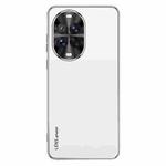 For Huawei nova 14 Ultra AG Frosted Electroplating Acrylic Phone Case(Silver White)