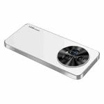 For Honor Magic5 AG Frosted Electroplating Acrylic Phone Case(Silver White)