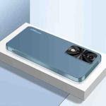 For Honor 80 GT AG Frosted Electroplating Acrylic Phone Case(Navy Blue)