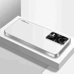 For Honor GT AG Frosted Electroplating Acrylic Phone Case(Silver White)