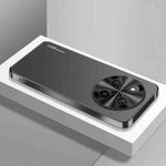 For Honor X60 Pro AG Frosted Electroplating Acrylic Phone Case(Black)