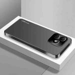 For Honor X60i AG Frosted Electroplating Acrylic Phone Case(Black)