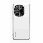 For Honor Power AG Frosted Electroplating Acrylic Phone Case(Silver White)