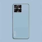 For Honor X60 GT AG Frosted Electroplating Acrylic Phone Case(Sierra Blue)